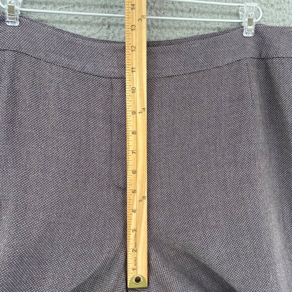 Lafayette 148 New York 18 Plus Brown Wool Lined Wide Leg Pockets Office Career - Picture 5 of 12